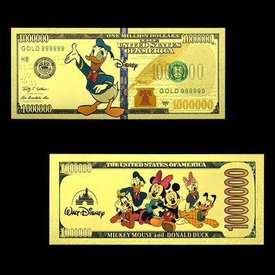 5 Zeichentrick Sammelkarten Mickey und Freunde