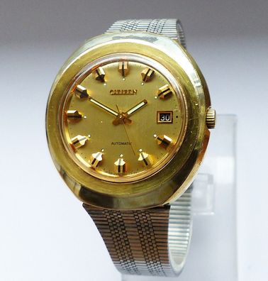 Schöne Citizen Automatic Calendar 21Jewels Herren Vintage Armbanduhr