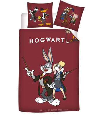 Bettwäsche Set Hogwarts Looney Tunes 135 x 200cm