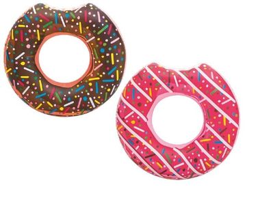 XXL Donut Schwimmreifen Aufblasbarer Schwimmring Schwimmhilfe Luftmatratze 2 Farben
