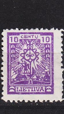 Litauen Lietuva [1923] MiNr 0212 ( * / mh )