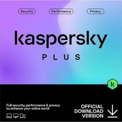 Kaspersky Plus 2023 • Key • 1/3/5/10 PC • 1 Jahr • ESD • E-Mail Versand • NEU