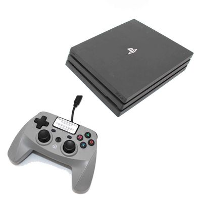 SONY PS4 PlayStation 4 Pro Konsole Inkl Zub. Controller Ohne Bluetooth WLAN - JVA ...