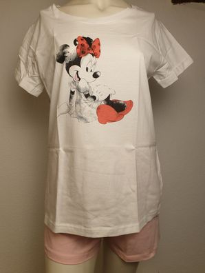NEU Disney Minnie Mouse Pyjama Schlafanzug Größe S M L XL