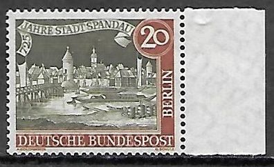 Berlin postfrisch Michel-Nummer 159 rechtes Seitenrandstück