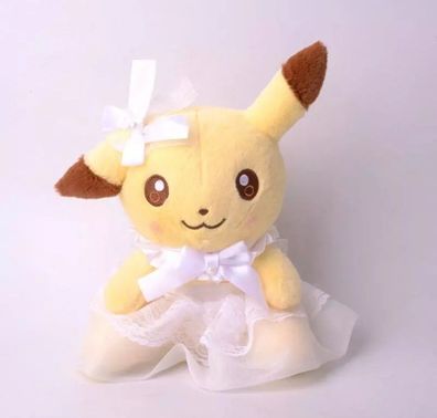 Pokemon Pikachu Wedding Hochzeit Braut Stofftier Anime Plüsch Figur 20 cm NEU