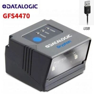 2D/1D Barcode Datalogic Gryphon GFS4470 USB, grau, Auto Scan + Halter