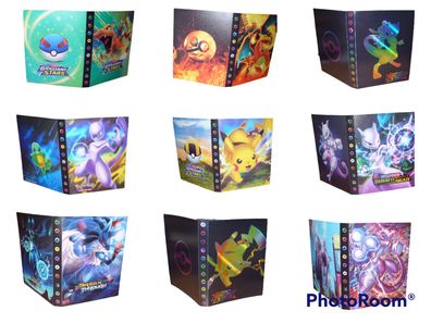Pokemon Sammelalbum für 240 Karten Portfolio 4-Pocket Sammelkarten Heft Ordner