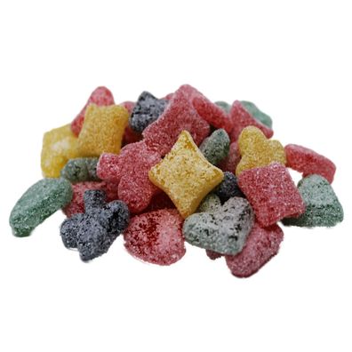 Fruchtgummi säuerlich in Pokerspielfruchtgummi zuckerfrei 175g