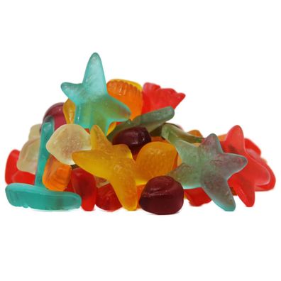 Fruchtgummi Mix ohne Zucker in 5 fruchtige Geschmacksrichtungen 1000g