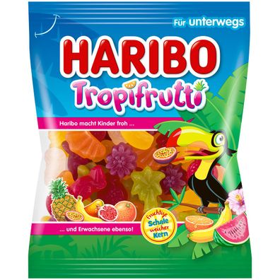 Haribo Tropi Frutti Fruchtgummi exotische tropischer Mix 100g