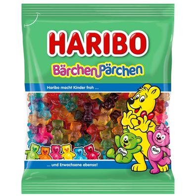 Haribo Bärchen Pärchen unterschiedlichen Geschmackskombinationen 160g