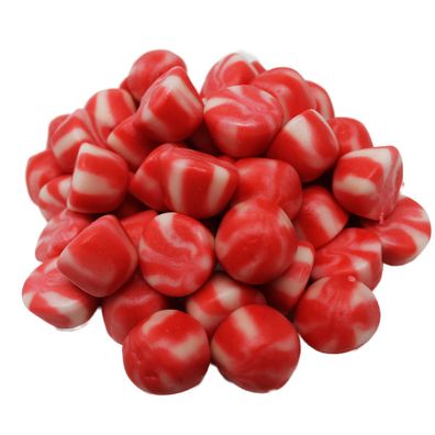 Fruchtgummi Jelly Tops Strawberry Erdbeer Sahne Creme Küsse Halal 300g