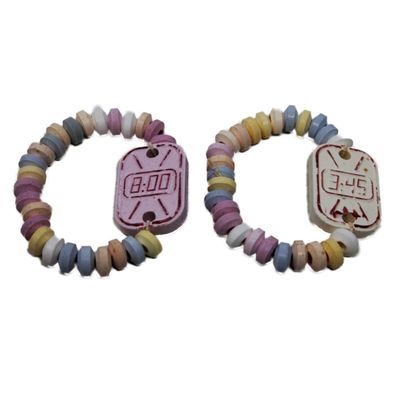 Candy Uhren bunte Armbanduhr aus Traubenzucker Zuckerkomprimat 15g