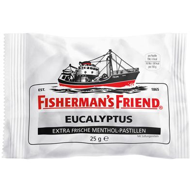 Fishermans Friend Eucalyptus Menthol Pastillen mit Zucker 25g