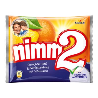 Storck Nimm2 Bonbons mit Vitaminen und Fruchtsaftfüllung 145g