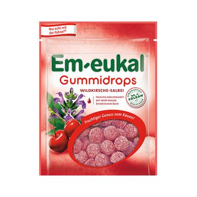 Em eukal Gummidrops Wildkrische Salbei mit feiner Zuckerkruste 90g