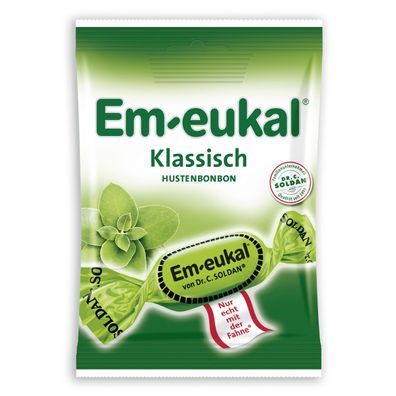 Em eukal Klassisch Hustenbonbons gluten und laktosefrei 75g