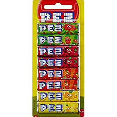 PEZ Bonbons Fruit Mix für PEZ Spender Laktose und glutenfrei 68g
