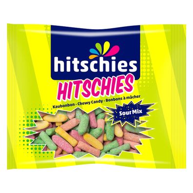 Hitschies Sour Mix Kaubonbons mit prickelndem Fruchtgeschmack 200g