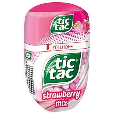 Tic Tac Strawberry Mix Big Pack Erdbeere Zitrone Minze Mix 98g