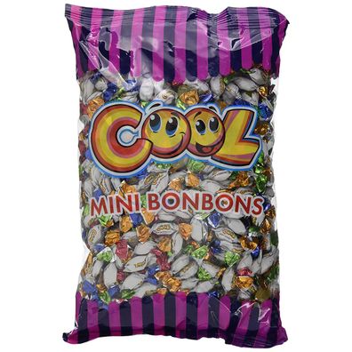 Cool Mini Bonbons 4 fach sortiert Wurfmaterial Fasching 1000g