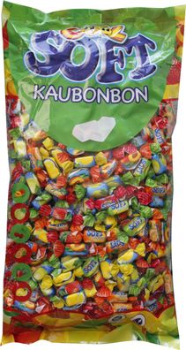 Cool Soft Kaubonbon Fruchtgeschmack 6fach sortiert Wurfmaterial 3000g