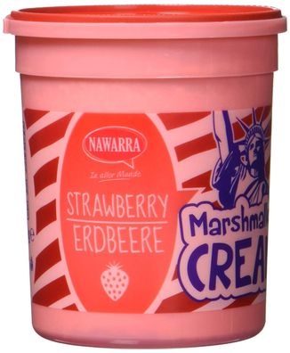 Nawarra Marshmallow Cream Strawberry mit Erdbeeregeschmack 180g