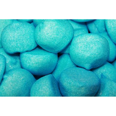 Mellow Speckbälle blau große gezuckerte Schaumzuckerbälle 125g