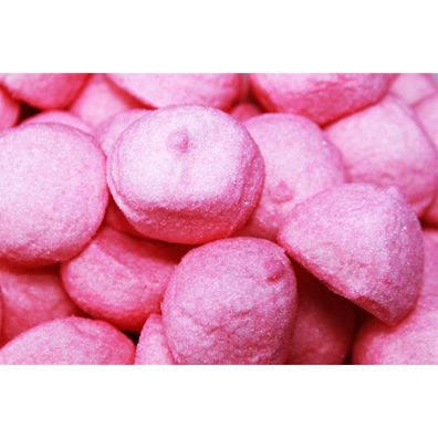 Mellow Speckbälle pink große gezuckerte Schaumzuckerbälle 125g