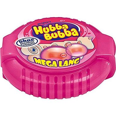 Hubba Bubba Bubble Tape Fancy Fruit extralange Kaugummi Streifen 56g