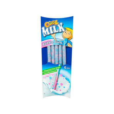 Cool Milk Trinkhalm Bubble Gum Kaugummi zum trinken 5 Stück 30g
