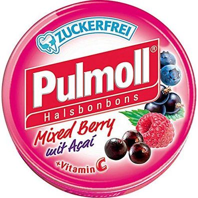 Pulmoll Pastillen Mixed Berry mit Acai ohne Zucker 50g 10er Pack