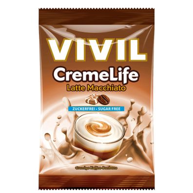 Vivil Creme Life Latte Macchiato Lutschbonbons zuckerfrei 110g