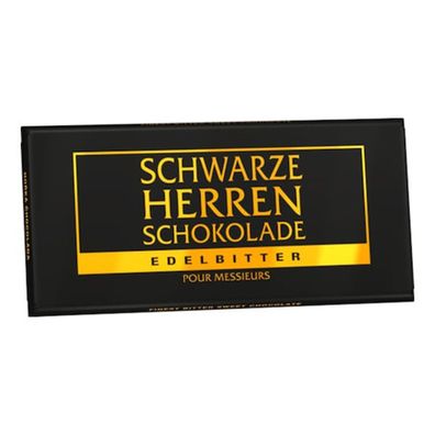 Sarotti Schwarze Herren Schokolade Edelbitter würziges Aroma 100g