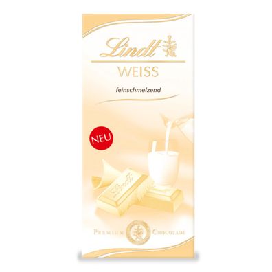 Lindt Tafelschokolade weiss feinschmelzend der Klassiker 100g