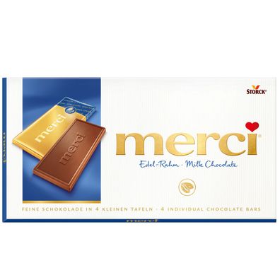 Storck merci Edel-Rahm Tafelschokolade 100g