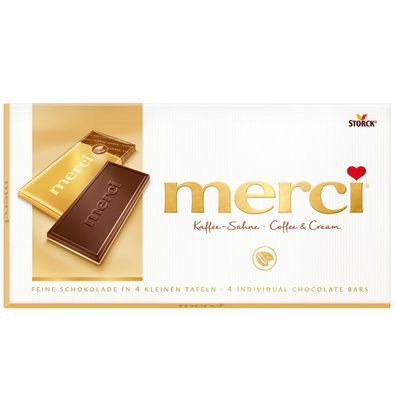 Storck merci - Kaffee-Sahne Tafelschokolade 100g