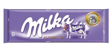 Milka lila Alpenmilch zartschmelzende Schokolade Großtafel 270g 2er Pack