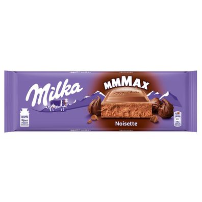 Milka Mmmax Noisette aus Alpenmilch Schokolade XXL Tafel 270g