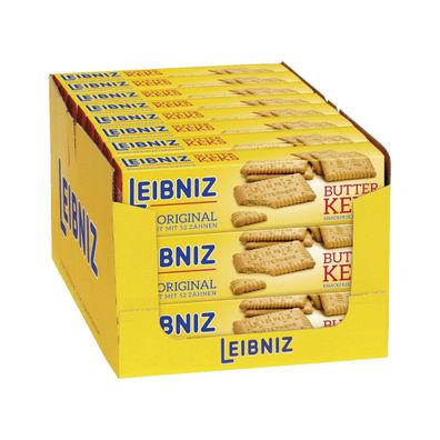 Bahlsen Leibniz Butterkekse die mit den 52 Zähnen 200g 24er Pack