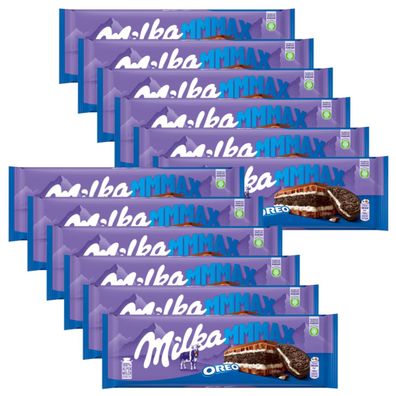Milka Oreo Keks Schokolade aus Milchcreme und Oreo Keks 300g 12er Pack