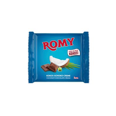 Romy gefüllte Milchschokolade mit Kokoscreme das Original 200g