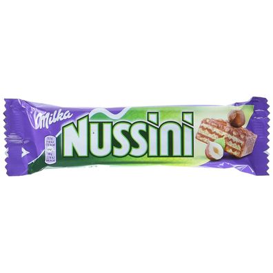 Milka Nussini Riegel Waffelschnitten mit Schokoladenüberzug 31g