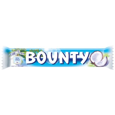 Bounty Riegel 2er aus Milchschokolade mit Füllung aus Kokosmark 57g