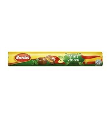 Marabou Rolle Mint Schoko Milchschokolade mit Minz Toffee 78 gramm