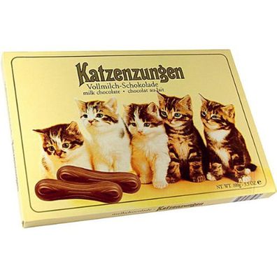 Sarotti Katzenzungen Vollmilch Schokolade in Löffelbiskuitform 100g