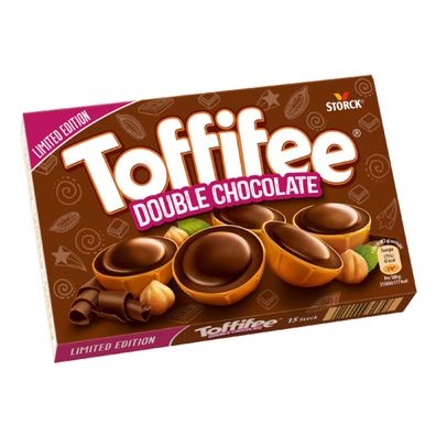Toffifee Double Chocolate 15er Haselnuss in Caramel mit Schoko 125g