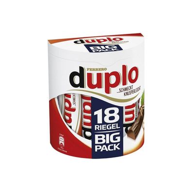 duplo Big Pack 18 Riegel mit Waffel Nugatfüllung 327g 15er Pack