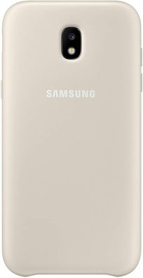 Original Samsung Dual Layer Cover für Galaxy J5 (2017) Gold Neuware EF-PJ530